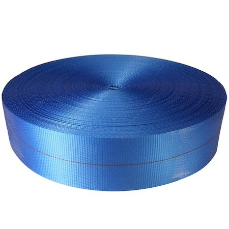 Us Cargo Control 4" x 300' 20K Polyester Cargo Webbing - Blue NS-WEB420000BLU